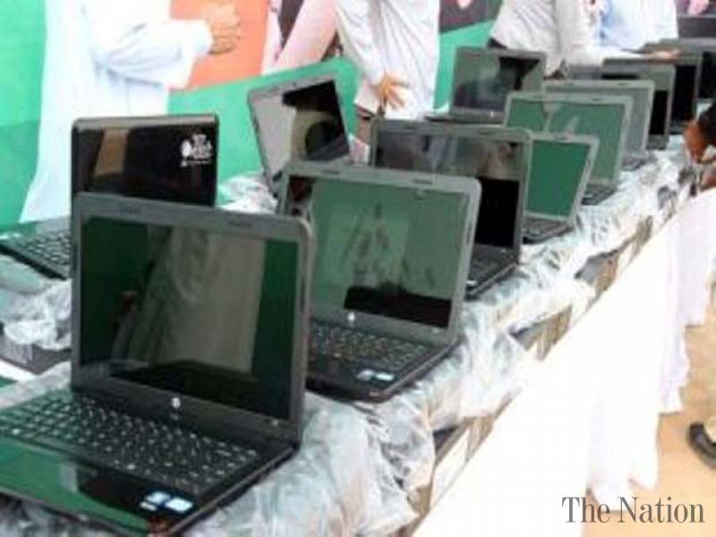 Laptops distributed 