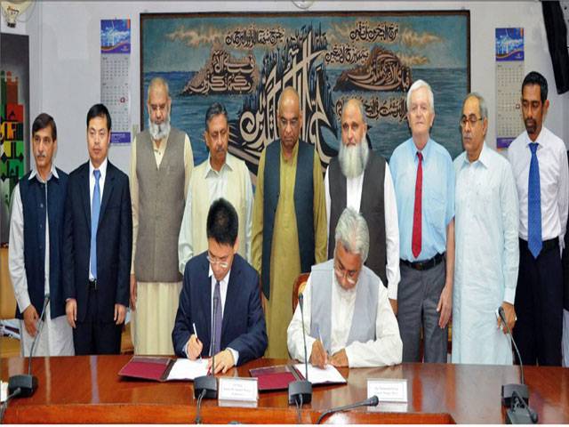 Contract for transmission line at Dasu signed