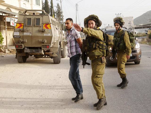  Israeli forces clash with Palestinians