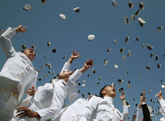  US Naval Academy graduation ceremonies in Annapolis