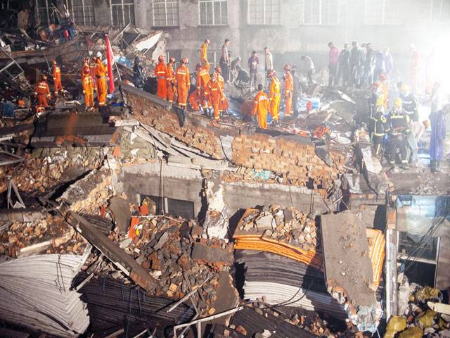 11 dead in China building collapse, three missing