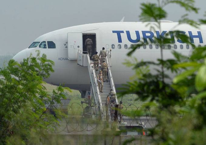 Turkish plane diverts to Delhi over ‘threat’ on mirror 