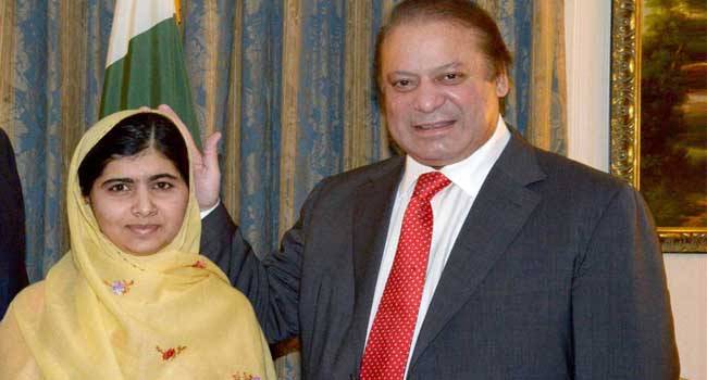 Malala meets Nawaz Sharif