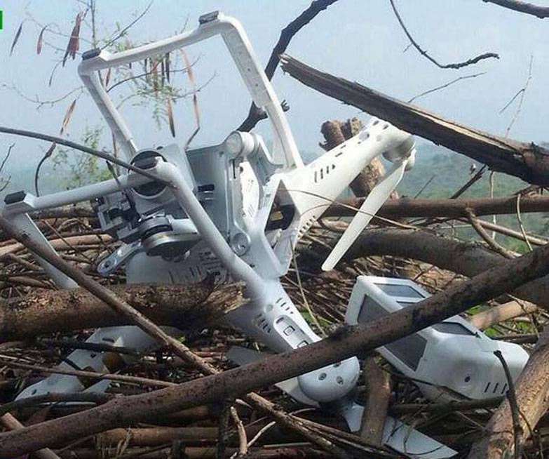 Pakistan shoots down Indian spy drone