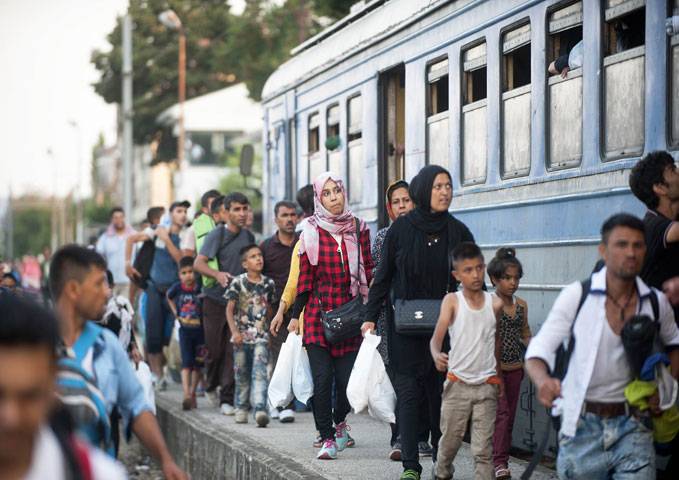 Macedonia migrants
