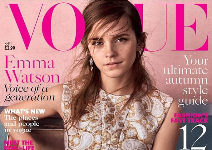 Emma hits Vogue cover second time