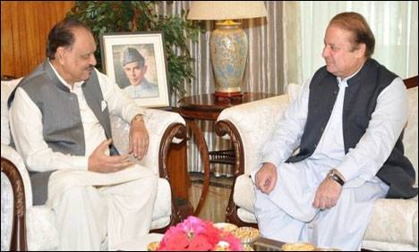 President, PM discuss Zarb-e-Azb