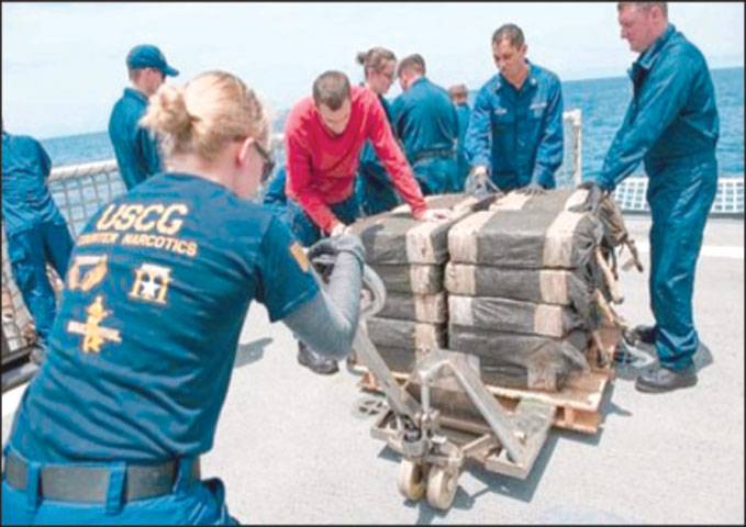 One billion dollars in cocaine seized by one US ship
