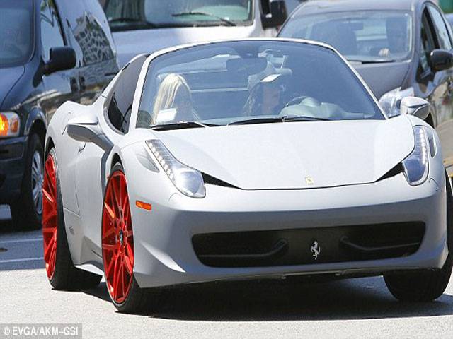 Kylie Jenner debuts newly-sprayed $320,000 Ferrari 