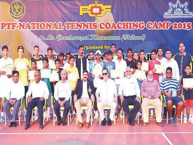 Tennis coaching camp concludes