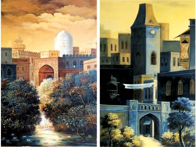 Kazi’s architectural paintings go on display