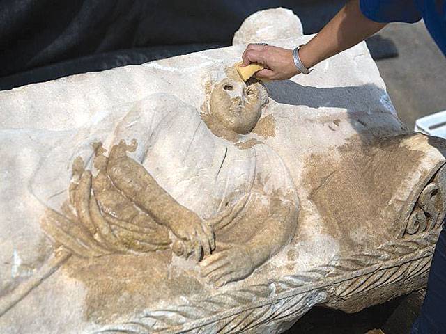 Israel recovers ancient sarcophagus