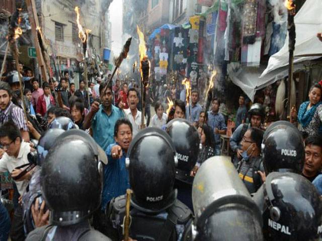 Nepal policeman shot dead in anti-charter protest