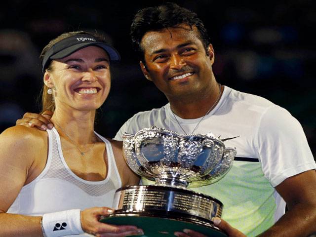 Paes, Hingis win third mixed US Open title