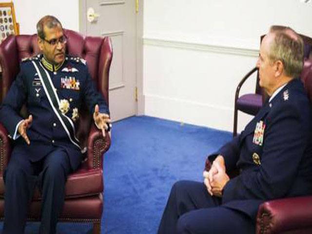 PAF chief holds talks with US counterpart