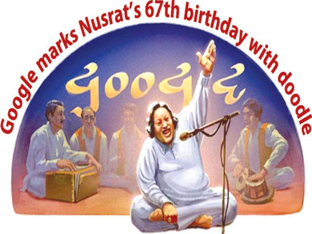 Google marks Nusrat's 67th birthday with doodle