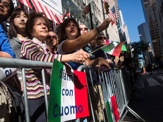 Supporters argue that the Day Parade on Fifth Avenue in New York City