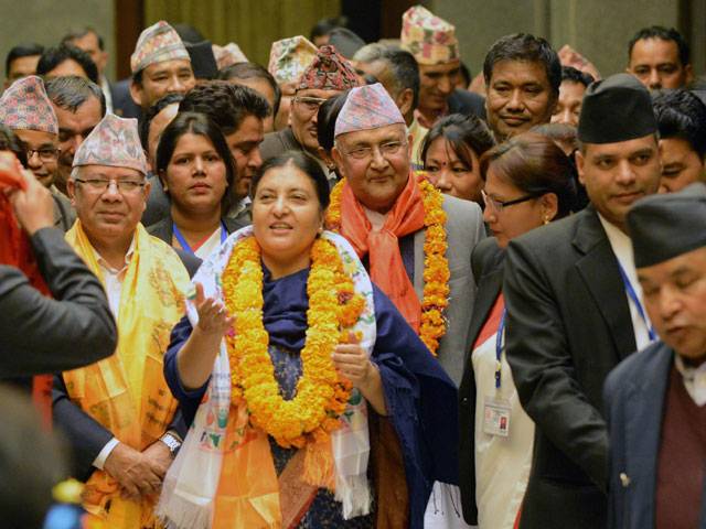Nepalese newly elected president