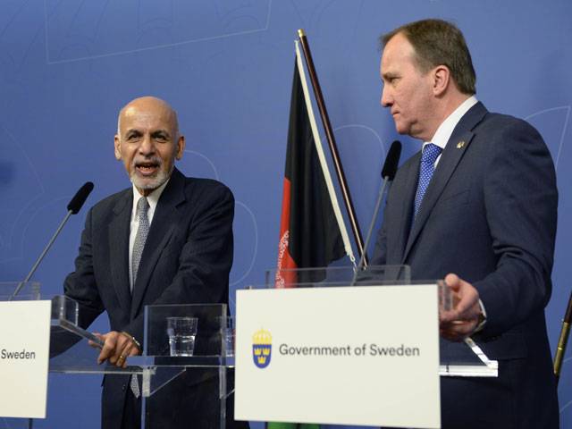 Afghan President and Sweden Prime Minister 