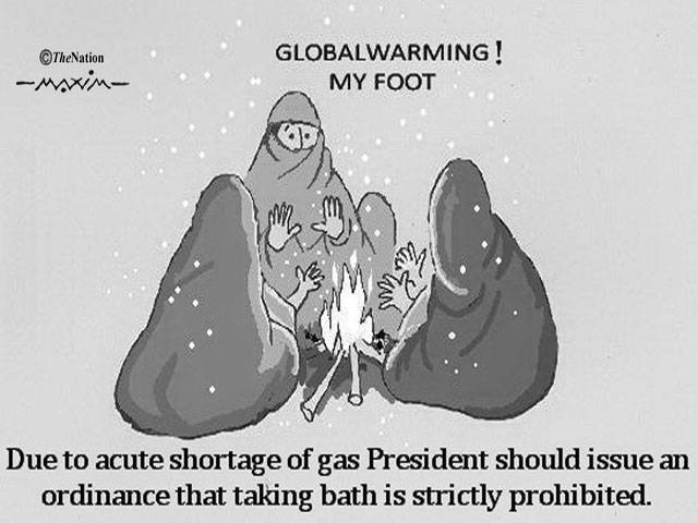 Globing warming! My foot