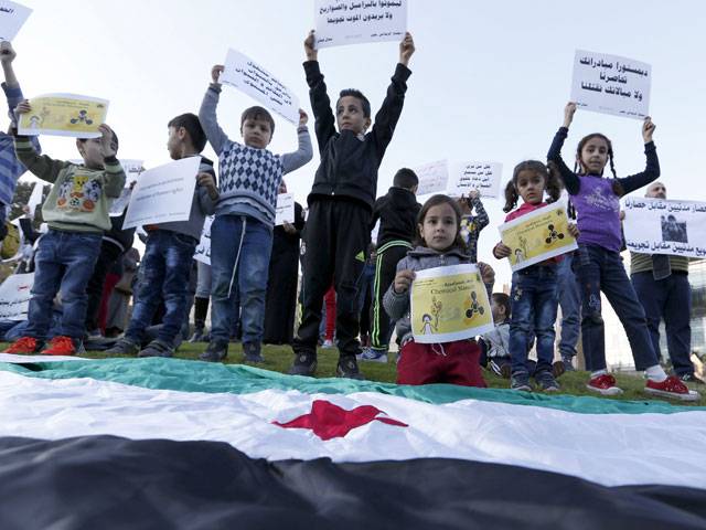 Syrians protest