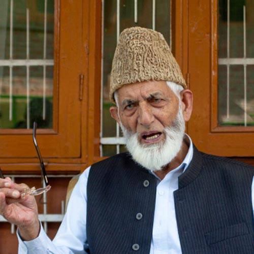 Geelani opposes provincial status for GB
