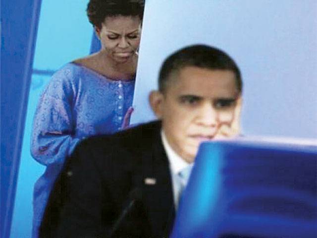 Obamas complain about internet problems at White House