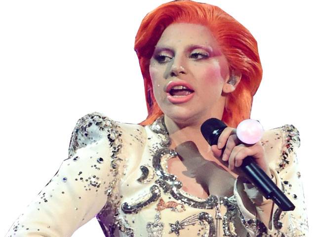 Gaga dazzles with Bowie tribute 