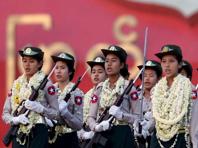 Armed Forces Day in Myanmar