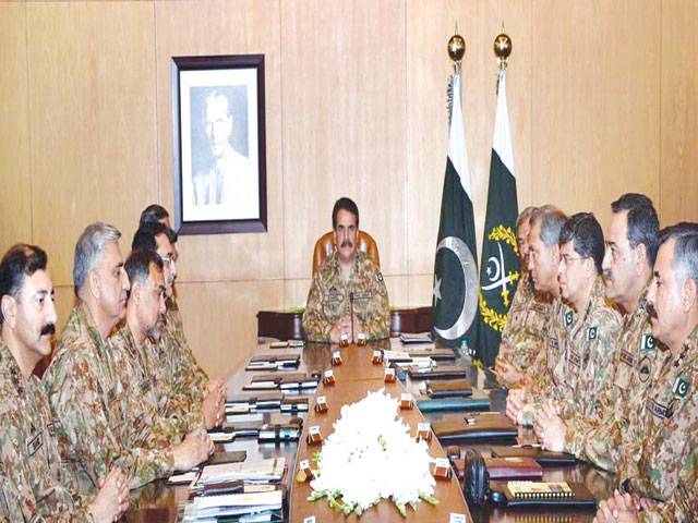 Corps commanders approve countrywide combing operations