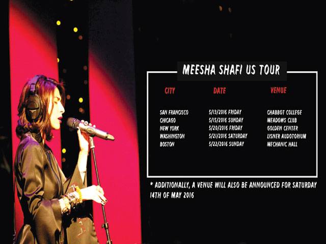 Meesha Shafi to tour US