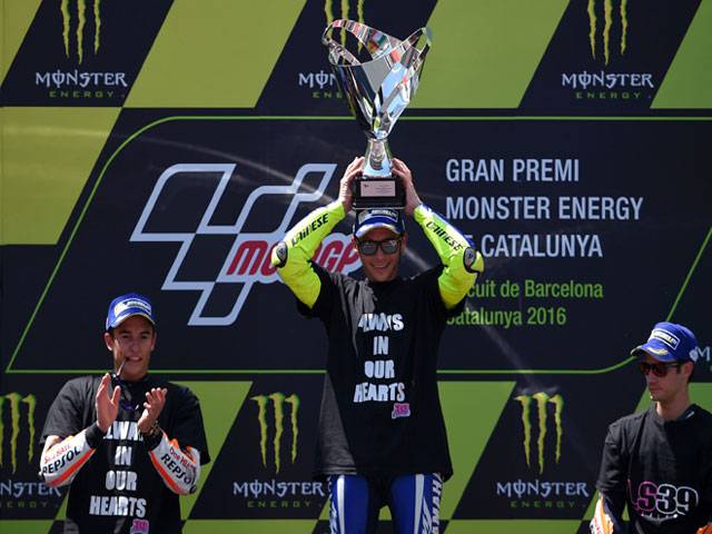 Rossi wins Grand Prix of Catalonia