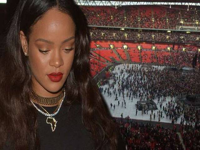 Rihanna’s Wembley concert fails to draw in crowds