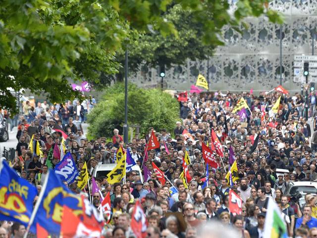 France protest against reform