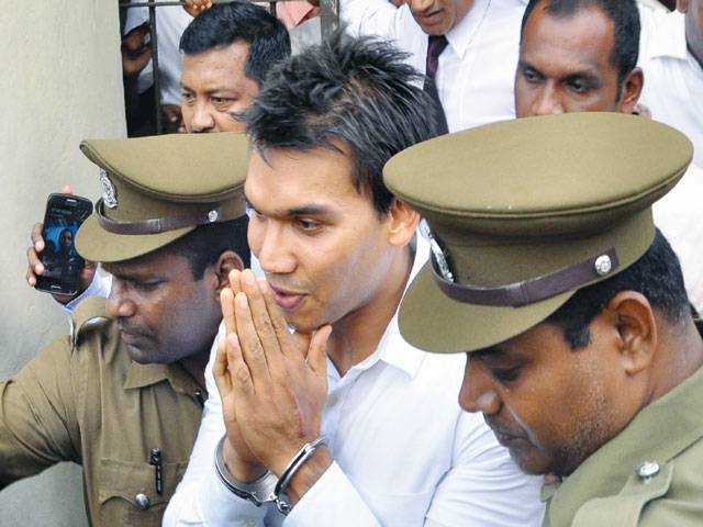 Lanka arrests ex-leader's son over money laundering