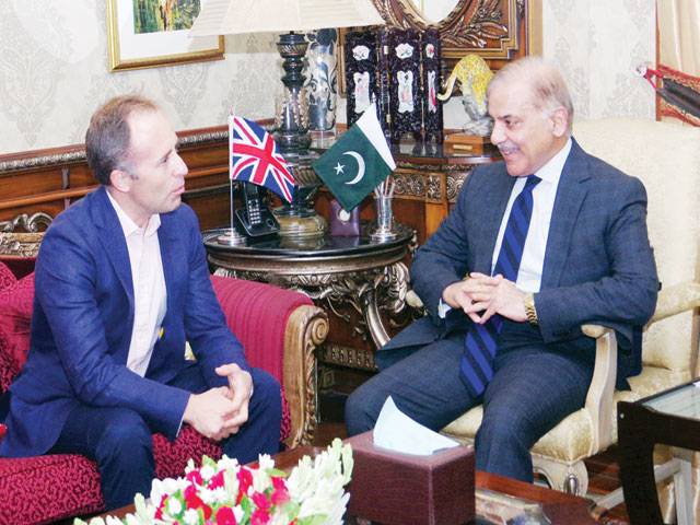 Top UK envoy calls on Shehbaz