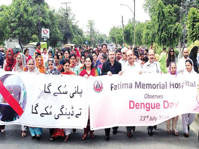 Demos on Anti-Dengue Day 