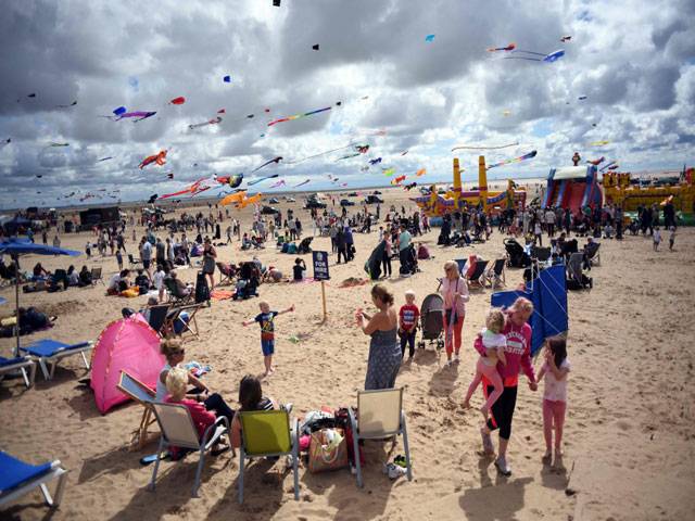 Kite festival in Britain