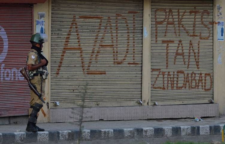 Kashmir curfew