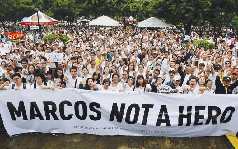 Marcos 'hero' burial plan sparks Philippines protests