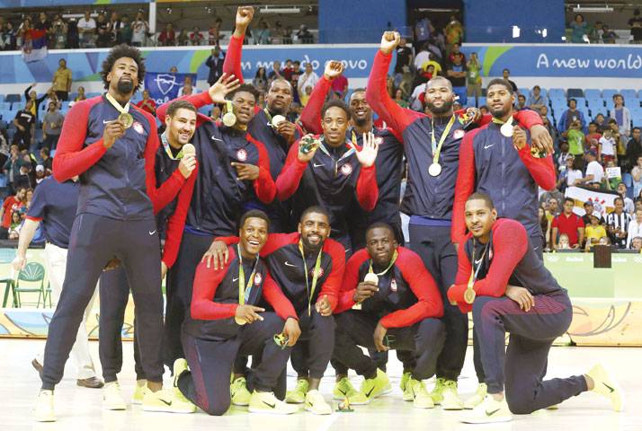 US NBA stars rip Serbia for third gold in a row