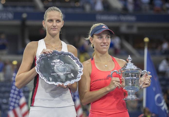 Kerber on top with US Open title triumph