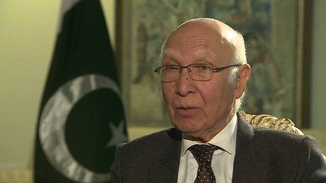 India attempting to hide reign of terror in Held Kashmir: Aziz