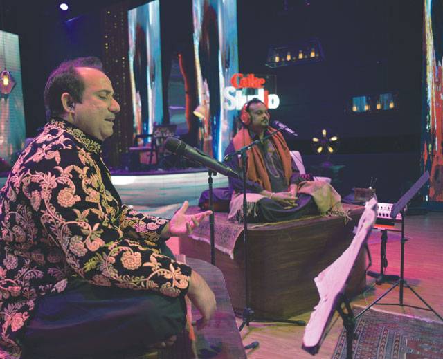 Amjad Sabri, Rahat in Coke Studio 9 grand finale
