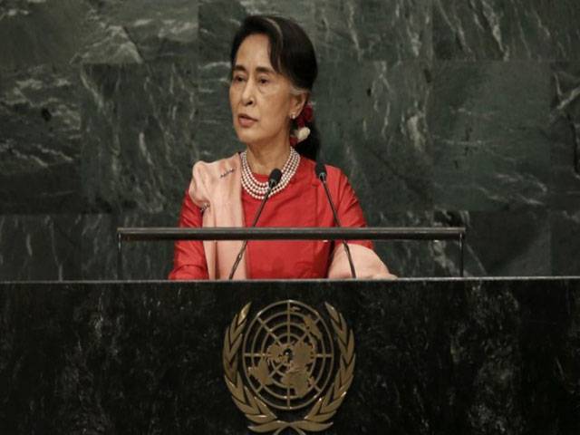 In first UN address, Suu Kyi defends efforts on Rohingyas