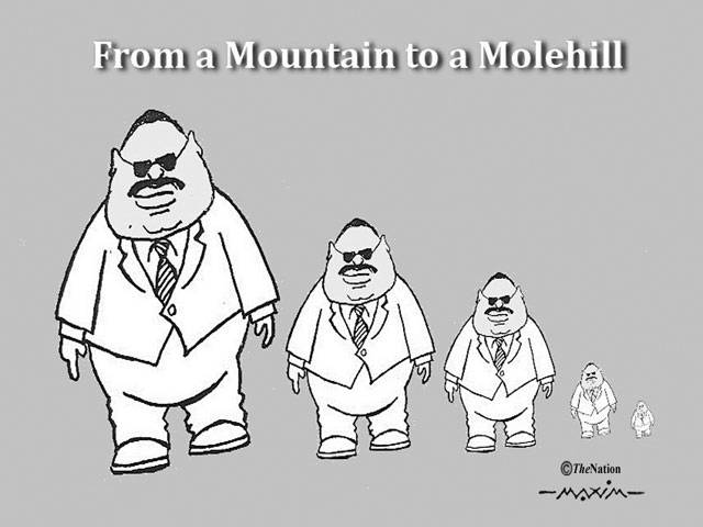 From a Mountain to a Molehill