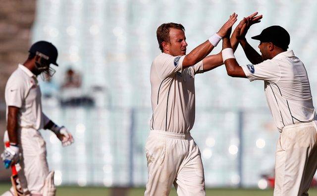 New Zealand bowlers put India on backfoot