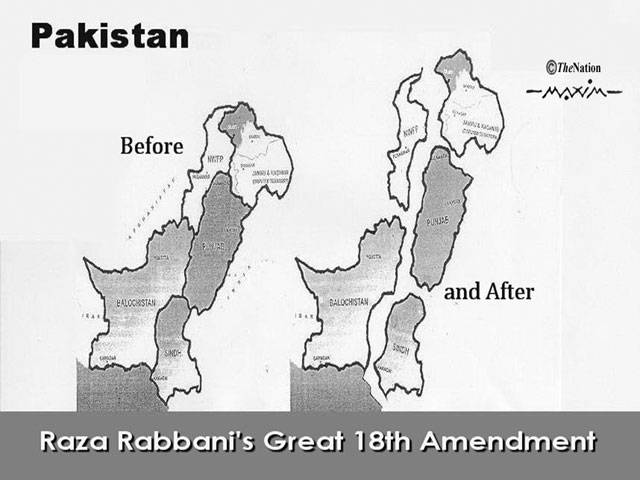 Raza Rabbani's Great 18th Amendment