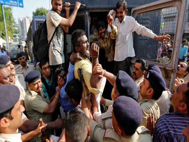 Dalit man kills himself in India as protest over land rights widens