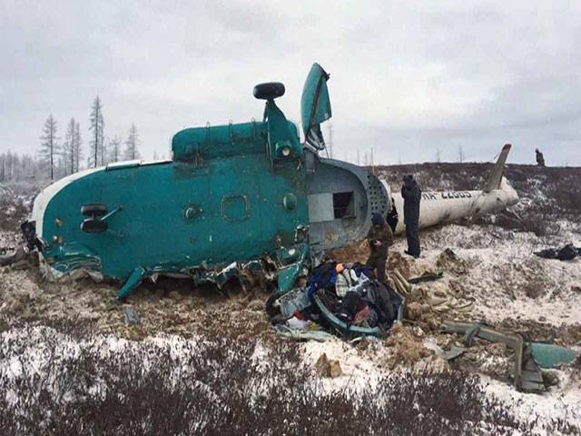 Russian copter crash kills 19